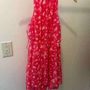 Sienna Sky Pink Floral Mini Dress